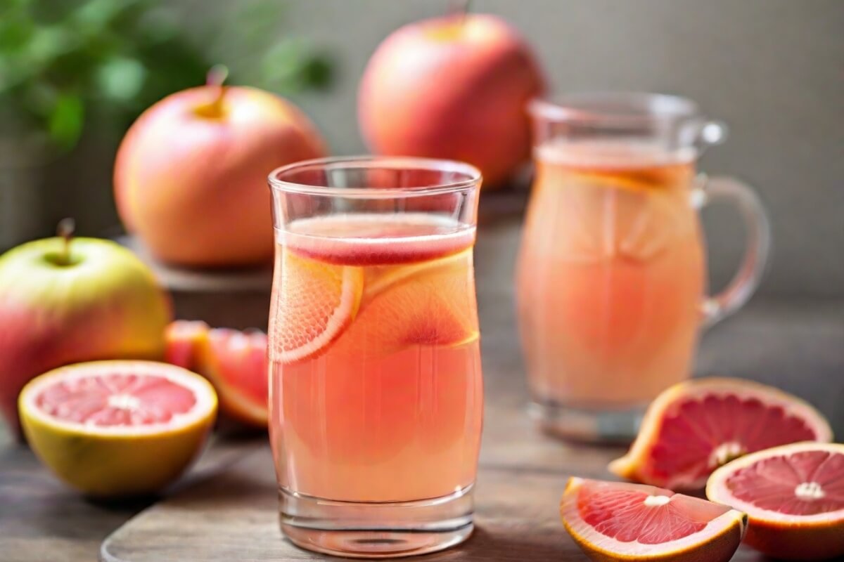 Grapefruit Apple Cider Vinegar Detox Drink