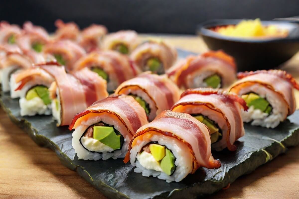 Keto Bacon Sushi