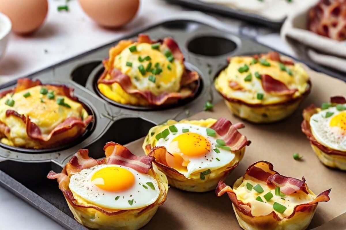 Keto Bacon and Egg Muffins