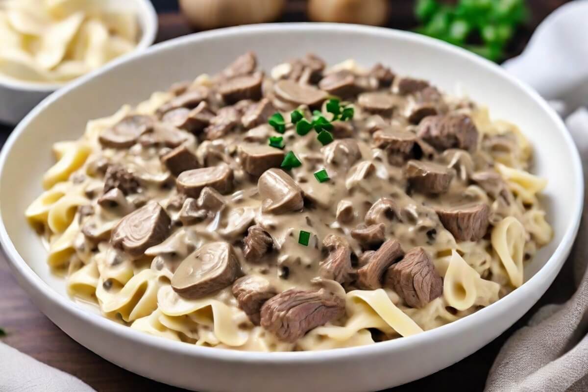 Keto Diet Recipe Beef Stroganoff