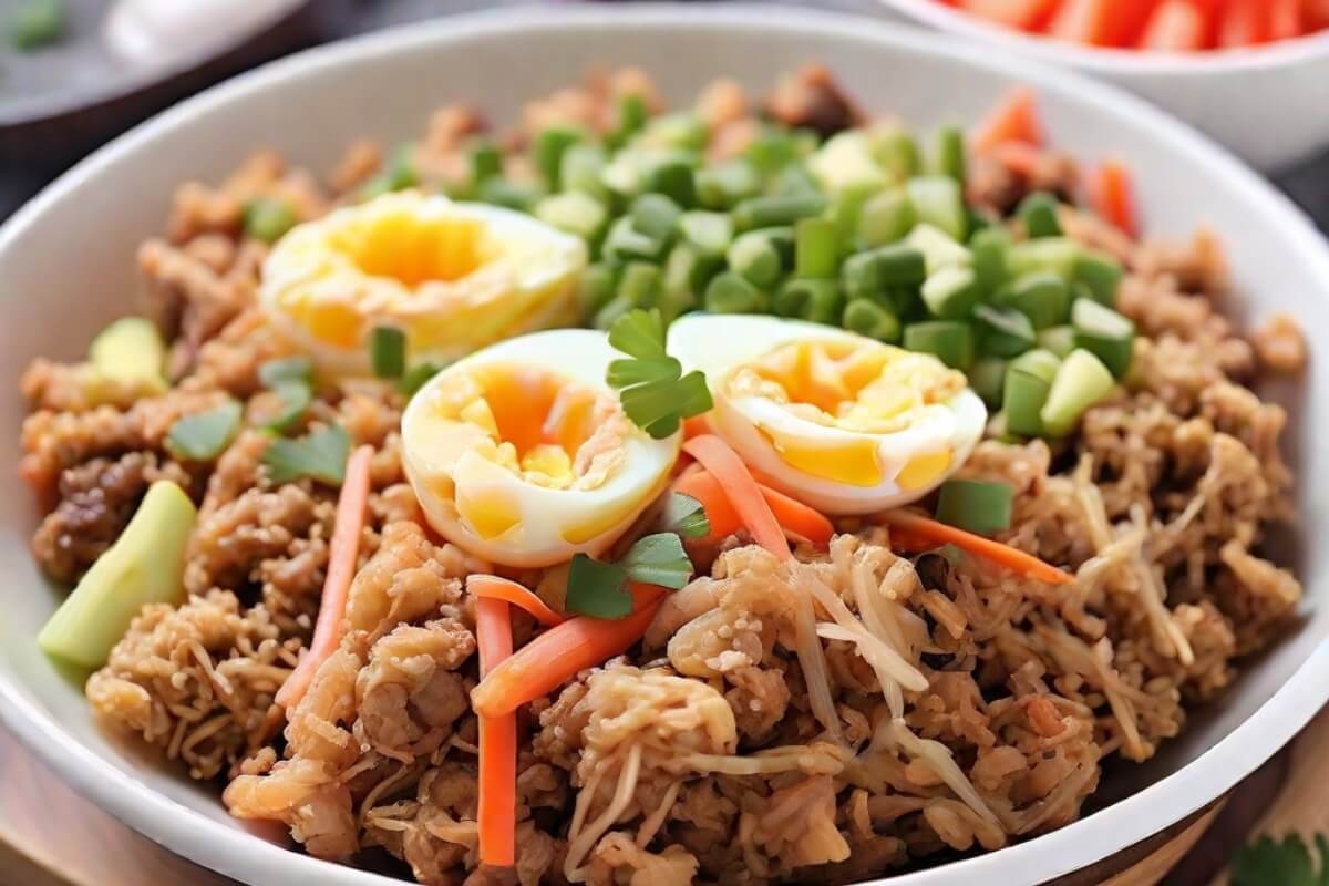 Keto Diet Recipe Egg Roll in a Bowl