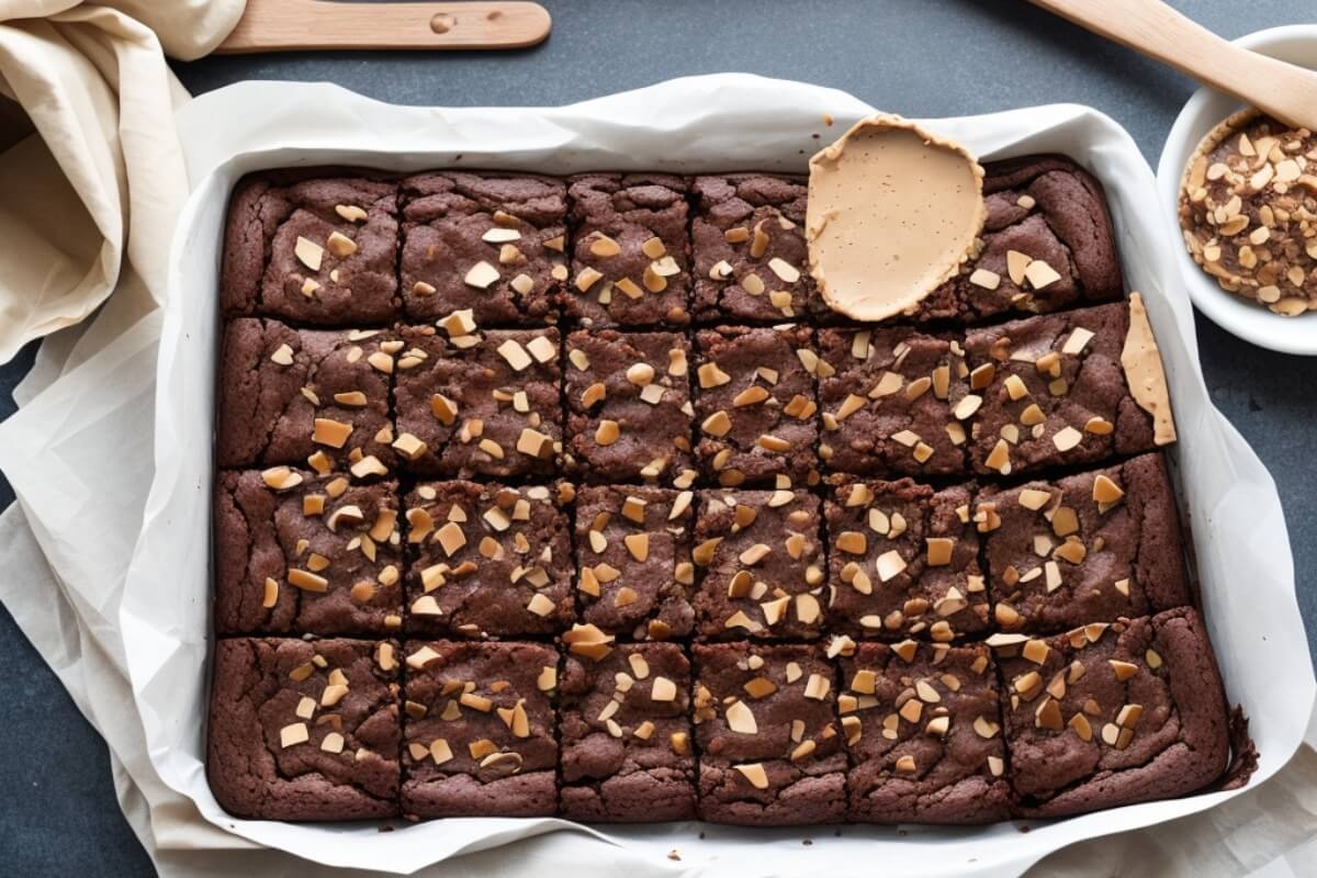 Keto almond butter brownies