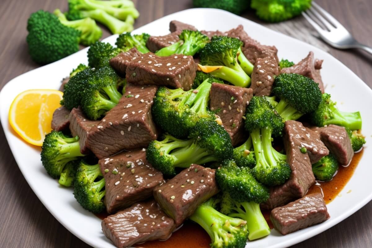 Keto beef and broccoli