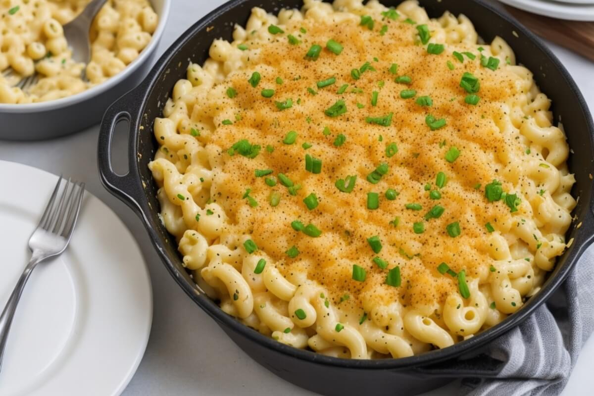 Keto cauliflower mac and cheese