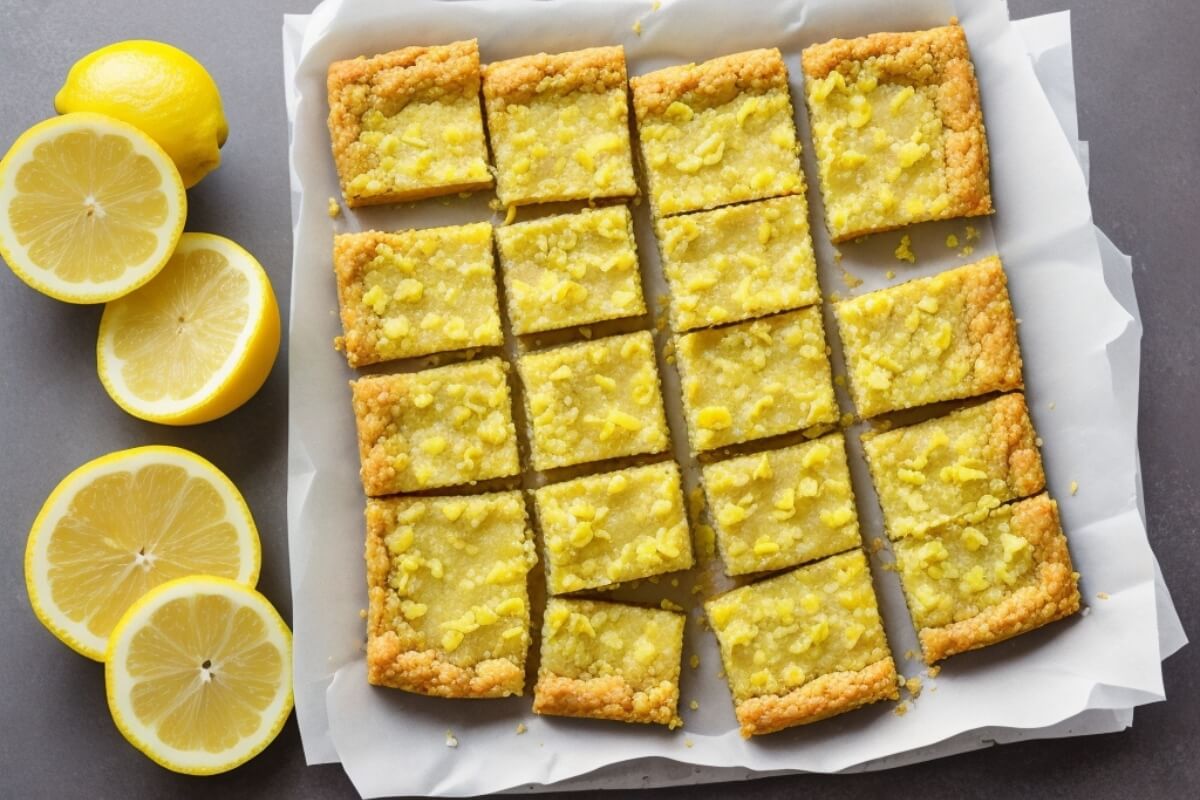 Keto lemon bars