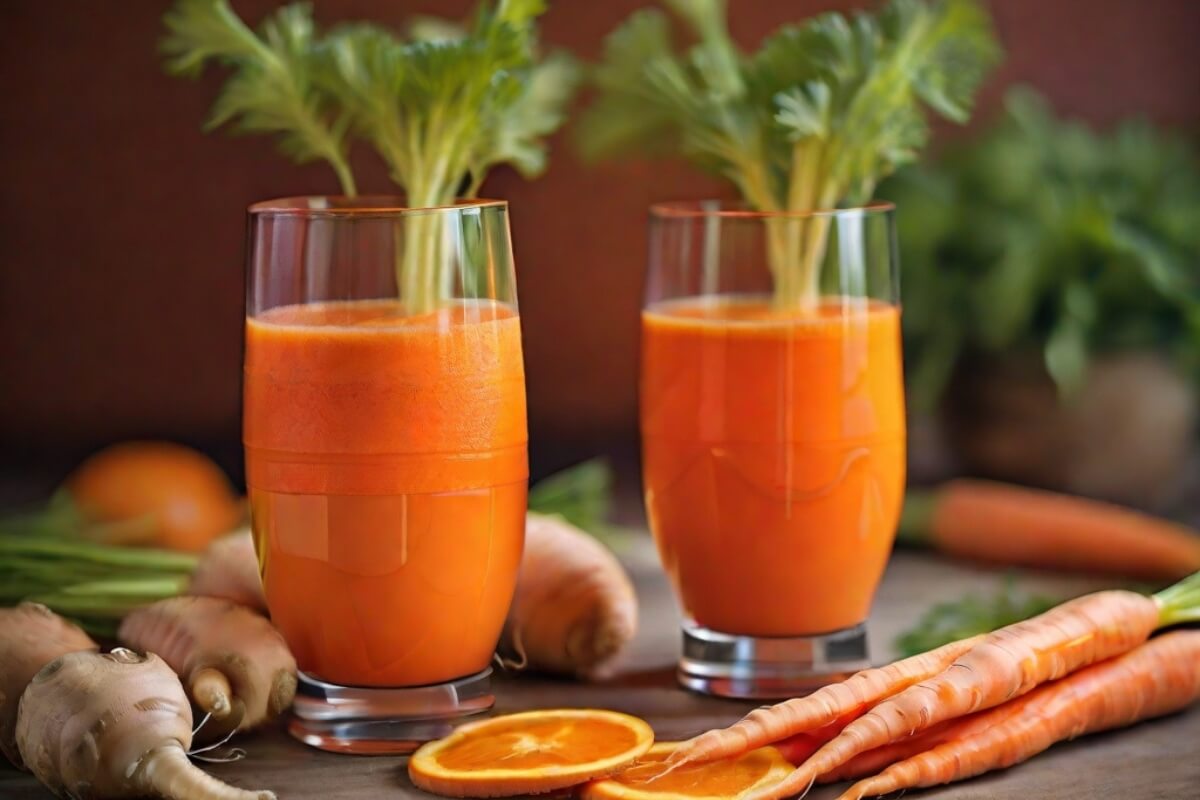 Orange Carrot Ginger Detox Juice