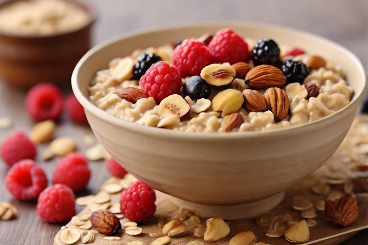 1. Oatmeal with Fruits and Nuts