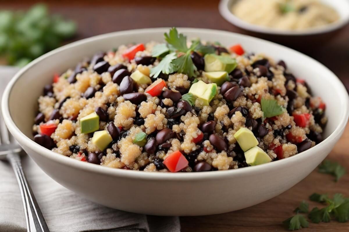 15. Quinoa and Black Bean Salad