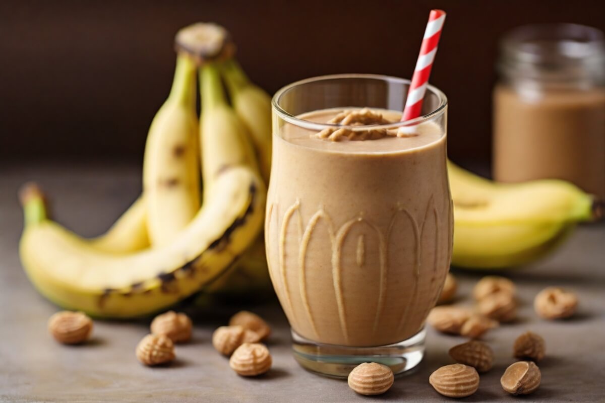 17. Peanut Butter and Banana Smoothie