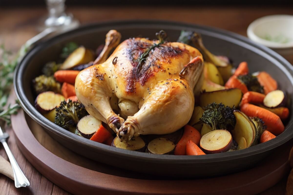 22. Roasted Chicken and Vegetables