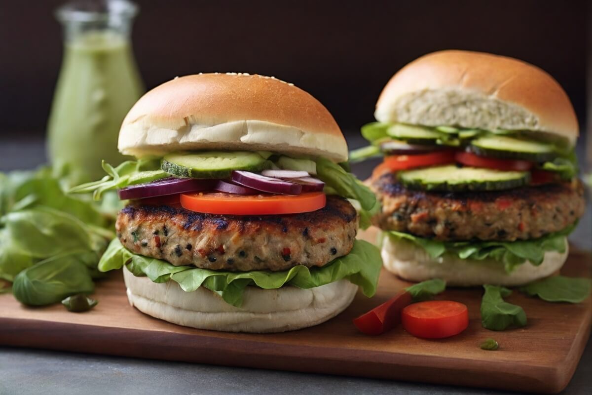 9. Turkey and Veggie Burger