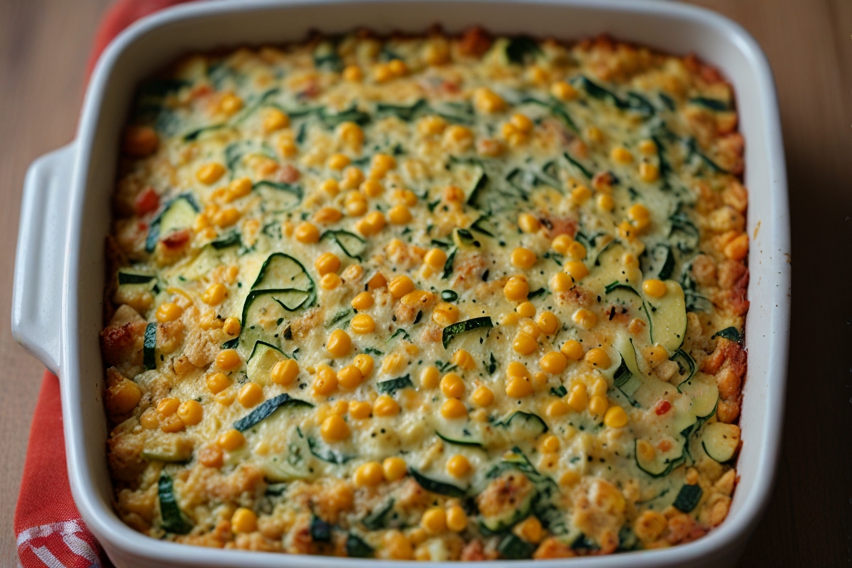 Zucchini, Corn & Egg Casserole Clean Eating Recipes